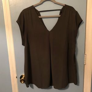 Halogen Olive Green Top